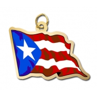 Puerto Rico Flag Charm