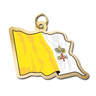 Vatican City Flag Charm