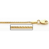 14K Yellow Gold 1 0mm Classic Wheat Chain