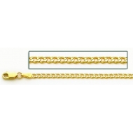 14K Yellow Gold Cuban Link Chain