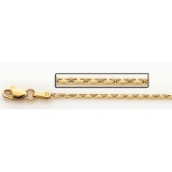 14K Yellow Gold Coreanna Link Chain