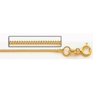14K Yellow Gold  Gourmette  Chain
