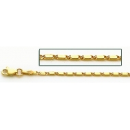 14K Yellow Gold Lumachina Chain
