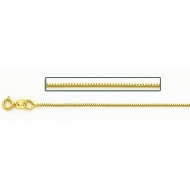 14K Yellow Gold 0 7mm Box Chain