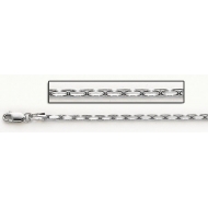 14K White Gold Coreanna Diamond Cut Chain