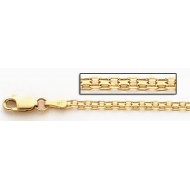 14K Yellow Gold Bismark Chain 5 4 MM Thick