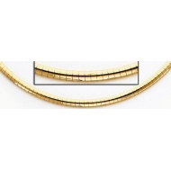 14K Yellow Gold Omega Chain