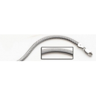 14K White Gold Stanza Chain