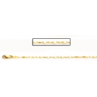 14K Yellow Gold Twisted Lumachina Chain