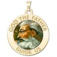 GOD the Father Medal  Color EXCLUSIVE 