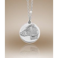 Round Shaped Pendant w  Plain Back
