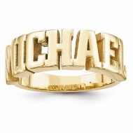 Man s Name Ring