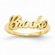 Woman s Italic Name Ring