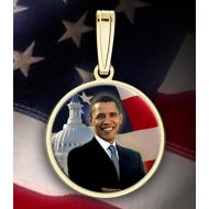 Barack Obama Medal  Color EXCLUSIVE 