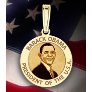 Barack Obama Medal   w  Engraved Letters  EXCLUSIVE 