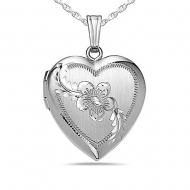 Sterling Silver Heart Locket