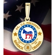 Barack Obama Inauguration Medal   Engraved Letters  Dem   EXCLUSIVE 