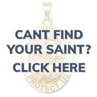 Custom  Oval  Saint Medal Not Pictured Here