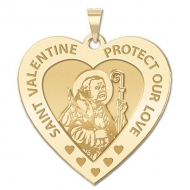 Saint Valentine Heart Shaped Medal   EXCLUSIVE 