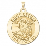 Saint Cecilia Medal  Piano Organ     EXCLUSIVE 