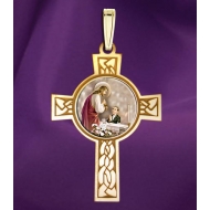 First Holy Communion Boy Cross Medal   Color EXCLUSIVE 