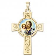 Saint Joseph Cross Medal   Color EXCLUSIVE 