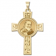 Saint Pio of Pietrelcina Cross Medal   EXCLUSIVE 