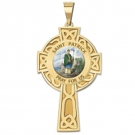 Saint Patrick CELTIC CROSS Medal   Color EXCLUSIVE 