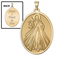 Divine Mercy Oval Medal  EXCLUSIVE 