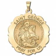 Saint George Scalloped Medal  EXCLUSIVE 