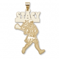 Custom Lacrosse Girl Charm or Pendant