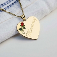 Mommy Rose Heart 
