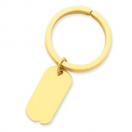 Engraveable Dog Tag Key Chain