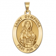 Saint Dymphna Oval Medal  EXCLUSIVE 