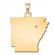 Arkansas   Personalized Pendant or Charm