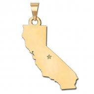 California   Personalized Pendant or Charm