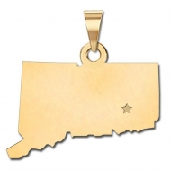 Connecticut   Personalized Pendant or Charm