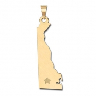 Delaware   Personalized Pendant or Charm