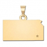 Kansas   Personalized Pendant or Charm