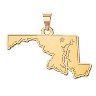 Maryland    Personalized Pendant or Charm
