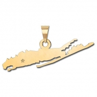 New York   Long Island   Personalized Pendant or Charm