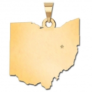 Ohio   Personalized Pendant or Charm
