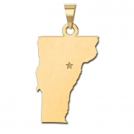 Vermont   Personalized Pendant or Charm
