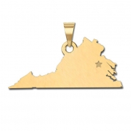 Virginia   Personalized Pendant or Charm