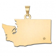 Washington   Personalized Pendant or Charm