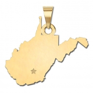 West Virginia   Personalized Pendant or Charm