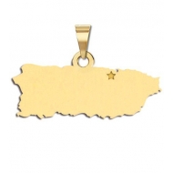Puerto Rico   Personalized Pendant or Charm