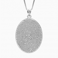 Oval Custom Print Medal