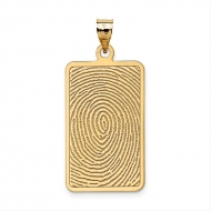 Rectangle Custom Print Medal