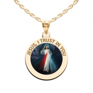 Divine Mercy Medal  Color EXCLUSIVE 